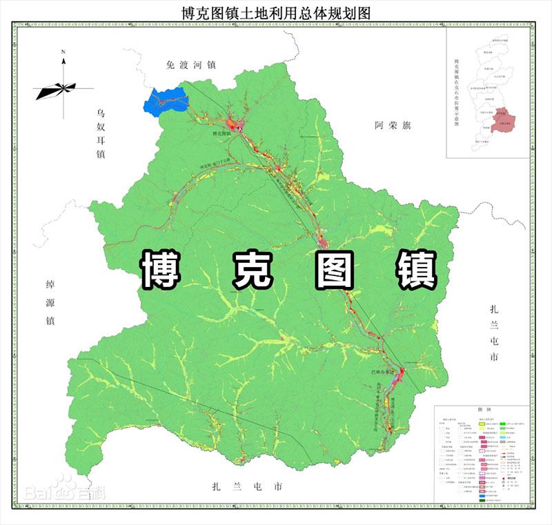 博克图镇规划图